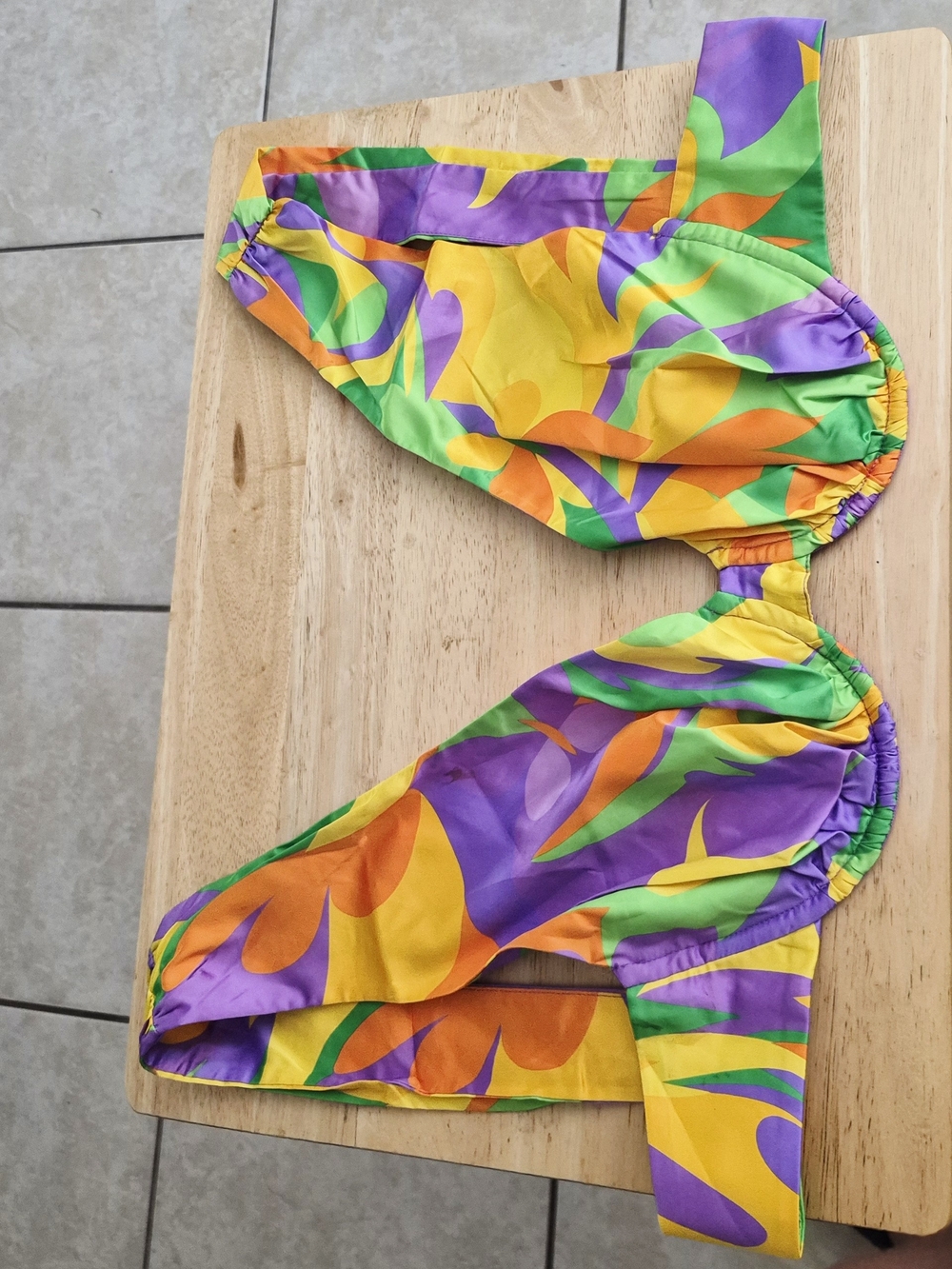 "Saved By The Bell" Multicolor Underwire Bralette Top 2X - Danielle Bernstein